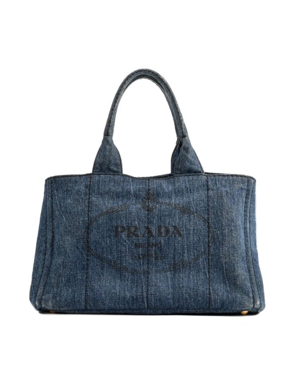 Prada Tote Canapa Totes Blue - Picture 1 of 10